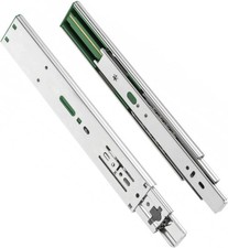 GTV H45 Schubladenführungen PK-L-H45-450-B stark verzinkter Stahl, Soft-Close-Schiene