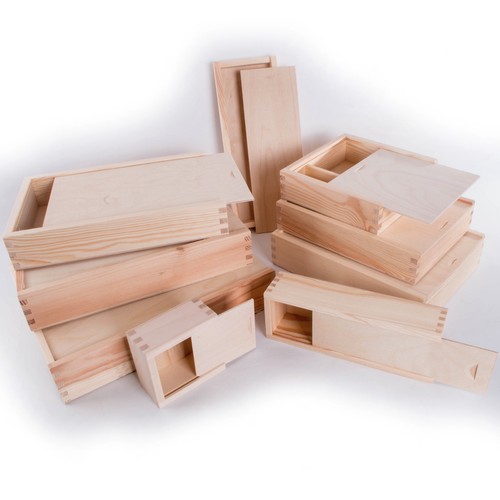 Aufbewahrungsboxen aus holz - aus,