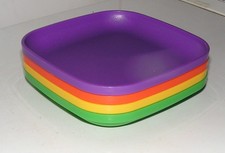 Tupperware - 4 Mini-Picknick-Teller  Kinder-Picknick-Teller - Top + Rar !!