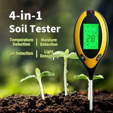 4 in1 LCD Digital Soil PH