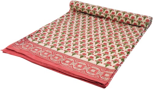 Blockdruck tagesdecke bett - bett, &