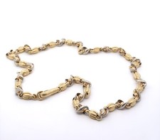 Gold chain, necklace solid