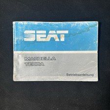 Betriebsanleitung Seat Marbella Terra Boardbuch Reparaturanleitung