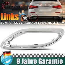 Auspuff Blende Chrom LINKS