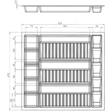 Besteckeinsatz Besteckkasten