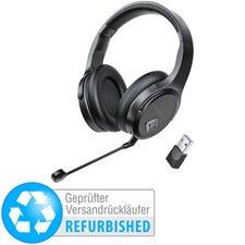 auvisio Digitales Funk-Headset mit abnehmbarem Mikrofon, Versandrückläufer