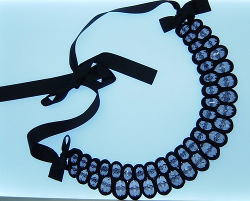 Halskette collier kette strass - halskette,