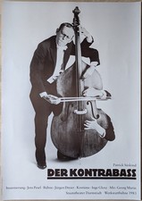 Poster Plakat - Der Kontrabass