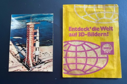 Shell sammelbilder kap - shell, 3d