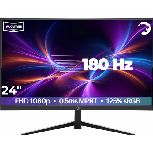 Gamepower t40 curved monitor - curved,