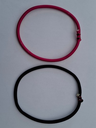 Seilring set pink schwarz - seilring,