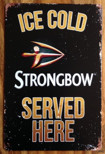 Strongbow retro blechschild - retro,