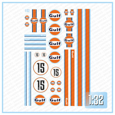 Waterslide Decal 1:32 Gulf