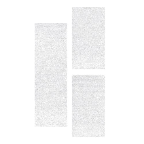 Hochflor shaggy set teppich - set,
