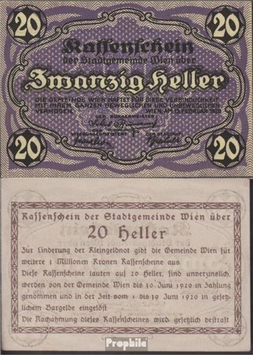 Banknoten österreich 1920 - Österreich,