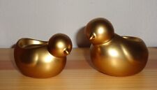 Partylite  Teelichthalter  Ostern Goldige / Goldene Küken P93641  NEU OVP