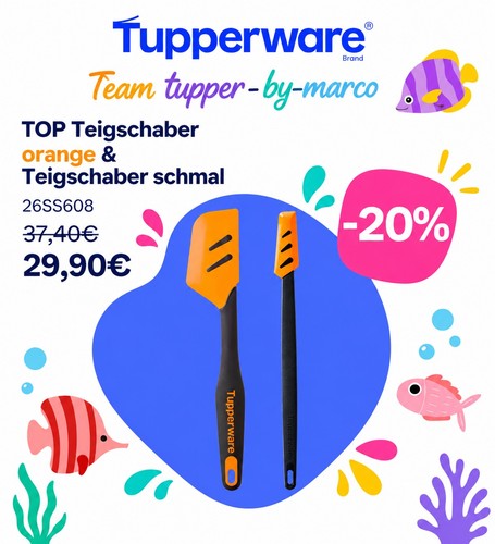 Tupperware topschaber duo - tupperware,