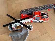 Playmobil Feuerwehr + Hubschrauber  3789- unvollständig 80/ 90er - XXL