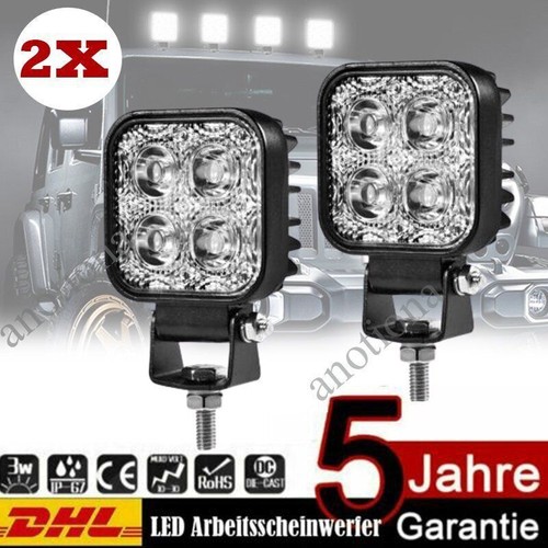 12w led arbeitscheinwerfer - 2x,