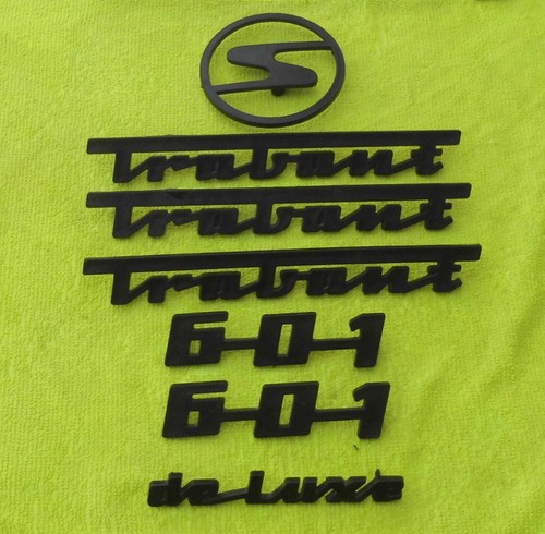 Trabant schriftzüge embleme - schriftzüge,,