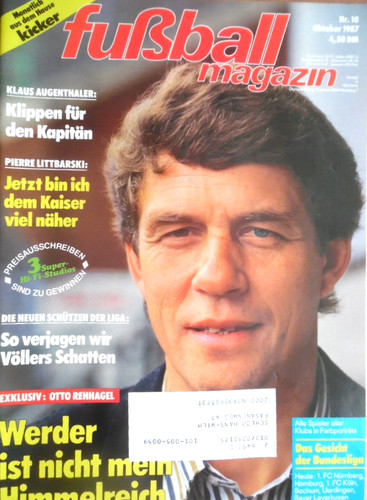 Kicker fußball magazin - fußball, 10-