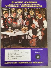 Noten Akkordeon Avsenik und seine weltberühmten Oberkrainer 2 Titel siehe Foto