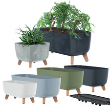 Blumenkasten mit füßen - ,