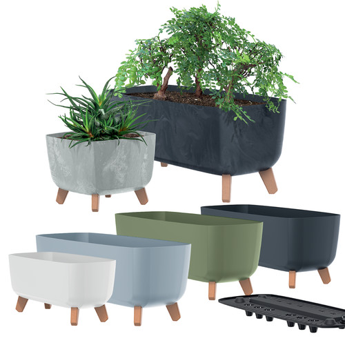 Blumenkasten mit füßen - blumenkasten,