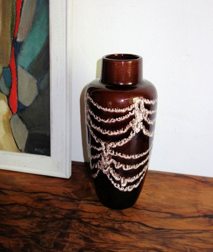 Vintage vase fat lava - _,