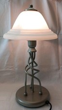 Murano Glaslampe weiss