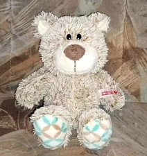 Nici Kuscheltier Classic Bear Teddy Bär Karo Raute Muster TOP! SELTEN! 27 cm