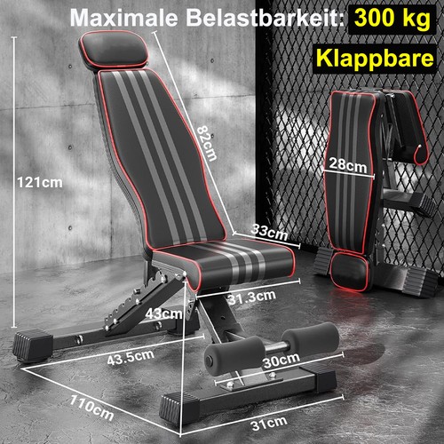 Hantelbank klappbar
