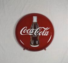 Altes Emailleschild Coca Cola Schutzmarke Reklameschild 1960er Original 40 cm