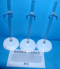 %***3 Barbie Ständer*Höhenverstellbar*Weiß*Signature***%