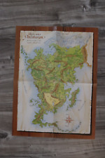 DSA Landkarte: Karte von Aventurien gezeichnet im Jahre 17 Hal, akzeptabel