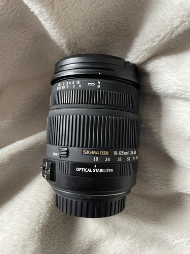 Sigma zoom 125mm 8 5 - sigma, 18-125mm