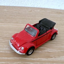 Mc Toy Modellauto VW Käfer 1303 Cabrio rot - Maßstab 1/36