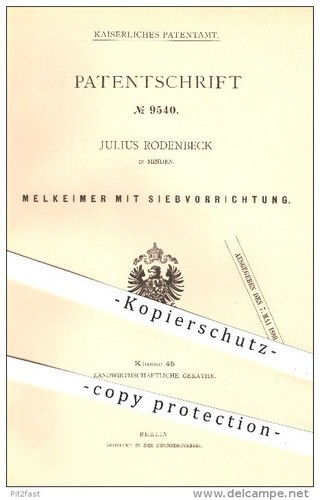 Original patent julius - original,
