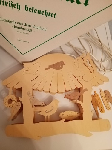 Fensterbild beleuchtet