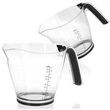 2x Messbecher aus Kunststoff -