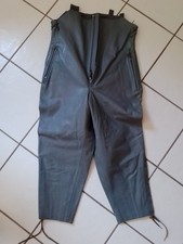 Motorrad oder Ubootlederhose, steingrau der Bundeswehr.