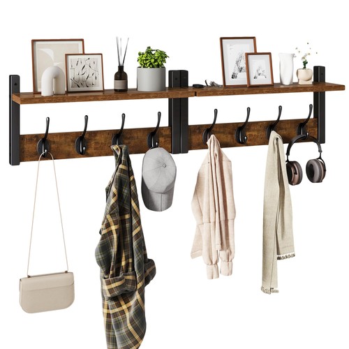 Wandgarderobe holz rustikal - wandgarderobe,