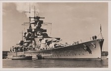 Hartz Andres AK Postkarte Schlachtschiff Scharnhorst deutsche Kriegsmarine 2. WK