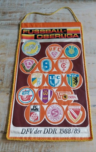 Wimpel ddr fußball - ddr, oberliga