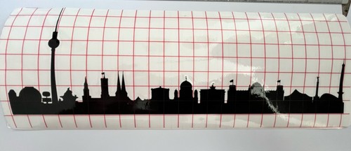 Berlin skyline autoaufkleber - skyline,