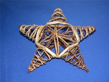 Weide - Metall Stern Ø  21 cm Hängedeko Türkranz Hänger Weihnachten Deko