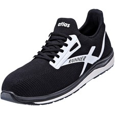 Atlas Sicherheitsschuhe RUNNER 25 ESD S1P schwarz Deep Black Arbeitsschuhe