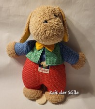 SIGIKID Spieluhr Hund FIPS Rot Blau  Schlafe mein Prinzchen schlaf ein 30 cm