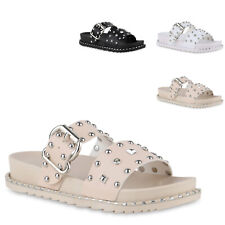 Damen Pantoletten Sandalen