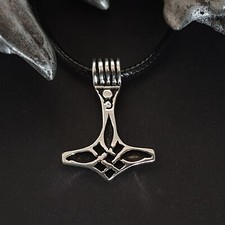 Thors Hammer Anhänger Silber